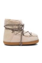 Curly Boot With Lamb Shearling