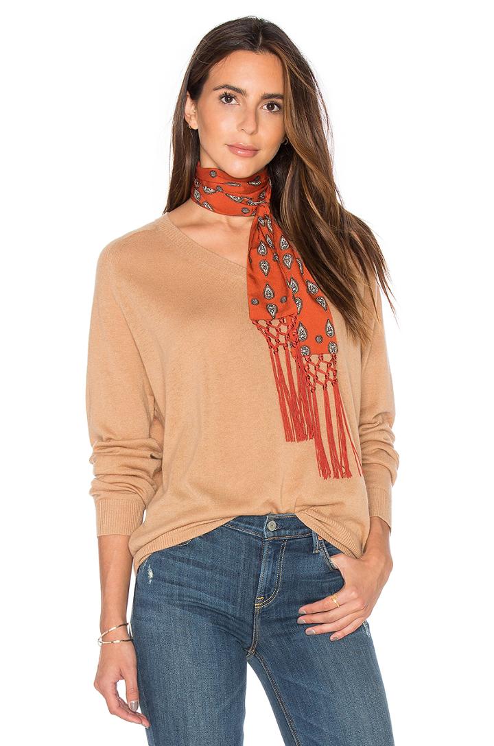 Relaxed V Sweater