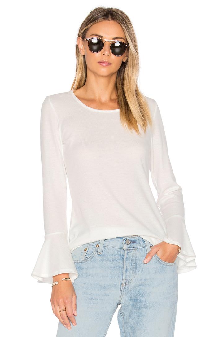 Bell Sleeve Thermal Tee