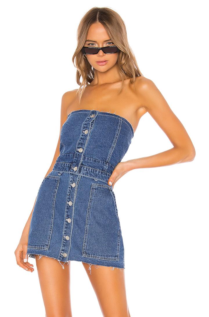 Fashion Denim Bustier