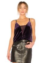 Lyssa Tank Top With Asymmetrical Hem In Plum