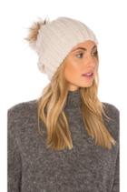 Julie Beanie With Raccoon Fur