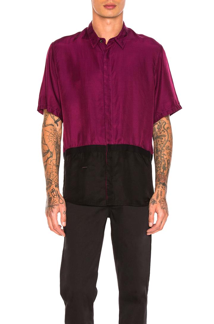 Two Toned Taped Shirt
