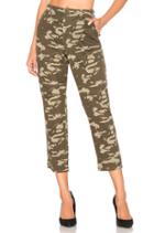 Two Tone Camo High Waisted Military Pant