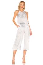 Pleated Wide Leg Crop Jumpsuit