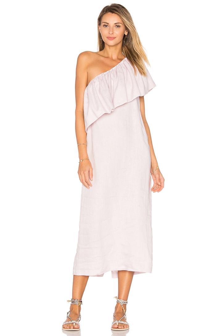 One Shoulder Midi Dress