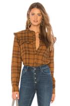 Hill St. Ruffle Yoke Shirt