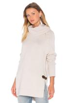 Cowl Neck Side Buckle Sweater