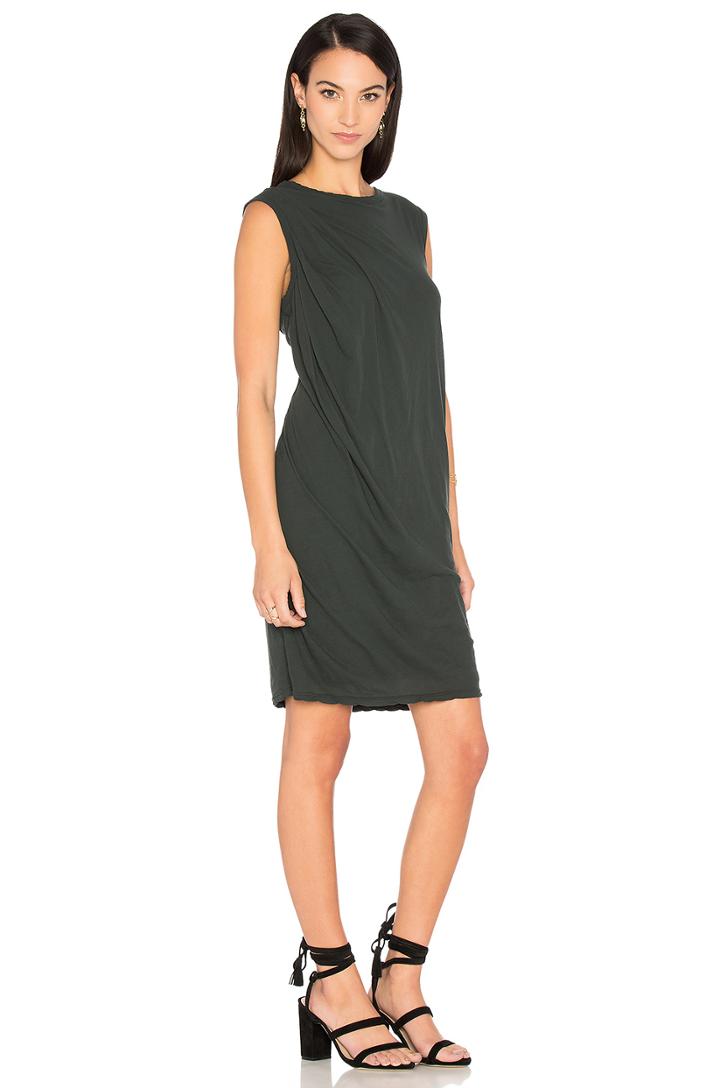 Tucked Shift Dress
