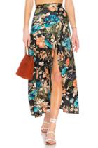 Peony Floral Wrap Skirt