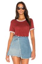 Easy Color Contrast Garment Dye Tee