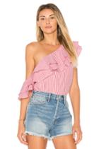 The Asymmetric Ruffle Blouse