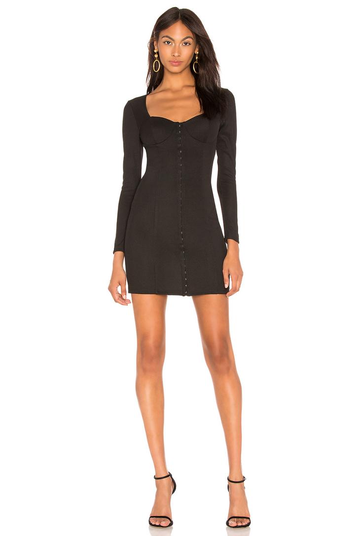 Long Sleeve Bustier Dress