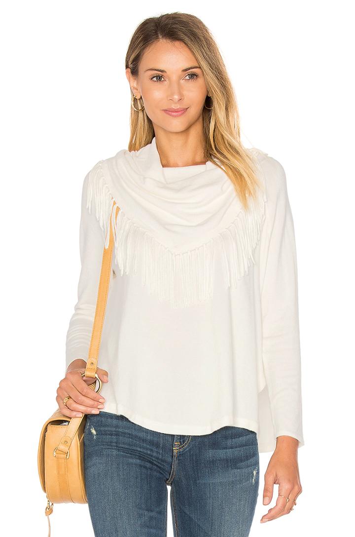 Toulouse Fringe Turtleneck Sweater