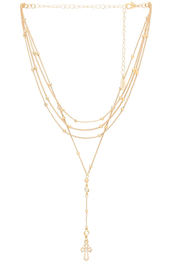 Layered Cross Necklace