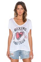 Boxing Becca V Neck Tee