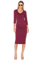 Ruched Midi Dress