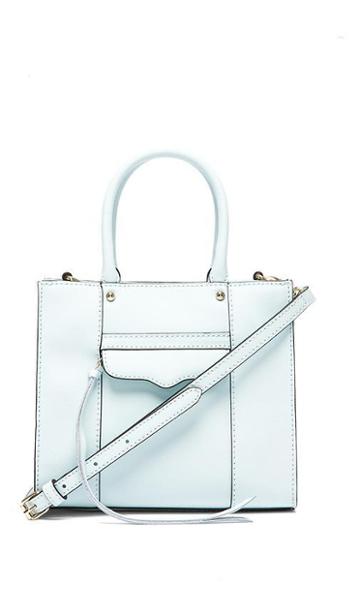 Rebecca Minkoff Mab Tote Mini In Baby Blue