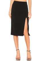 Slick Pencil Skirt With Slit