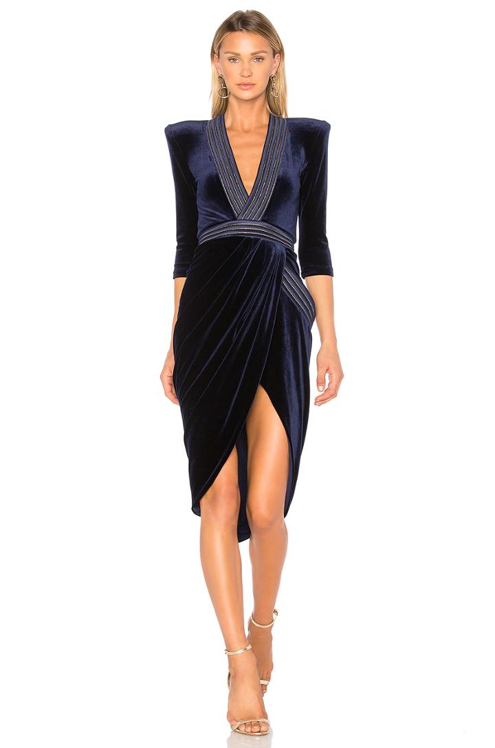 Eye Of Horus Velvet Dress