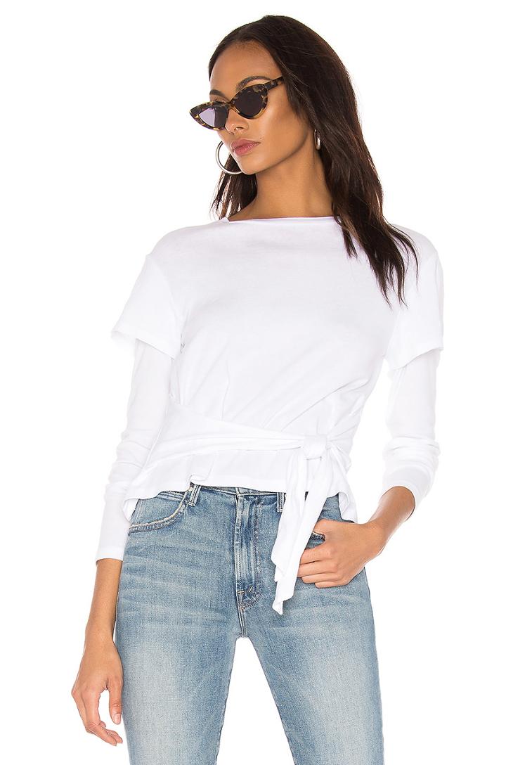 Double Layer Front Tie Top