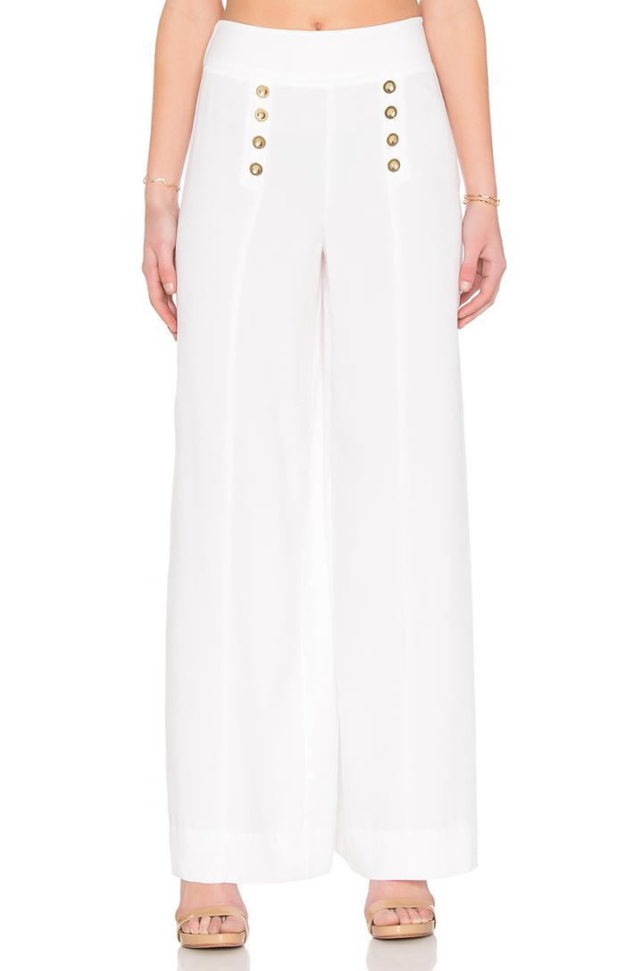 Button Front Sailor Pant