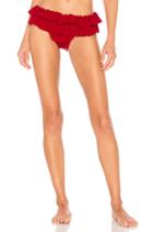 High Leg Ruffle Bikini Bottom