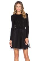 Tulle Skirt Sweater Dress