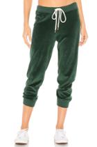 The Velour Cropped Sweatpant
