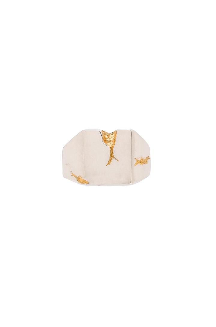 Sterling Silver With Gold Fill Ring