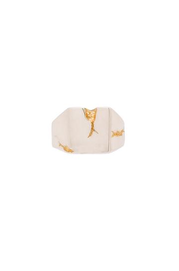 Sterling Silver With Gold Fill Ring