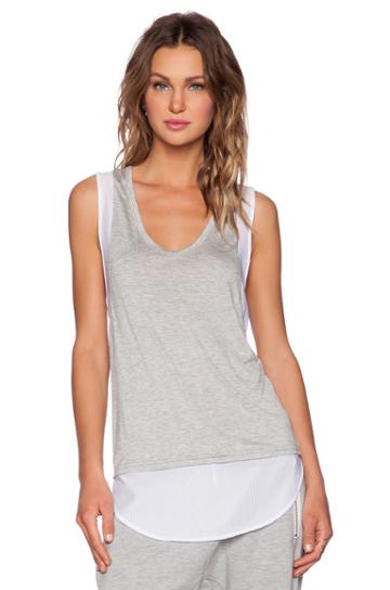 Racerback Shirttail Tank