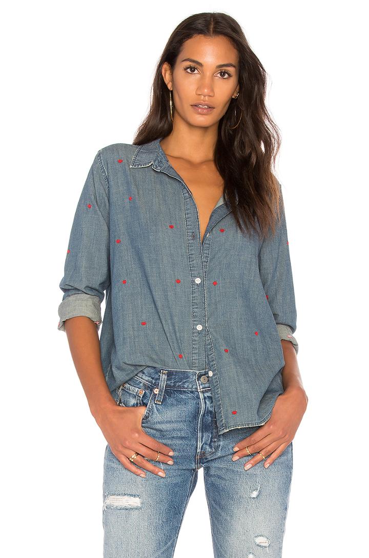 The Campus Denim Button Up