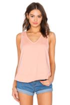 Light Weight Cashmere Terry Crossback Tank