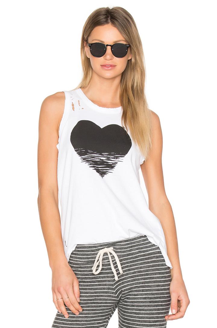 Cross Back Heart Tank
