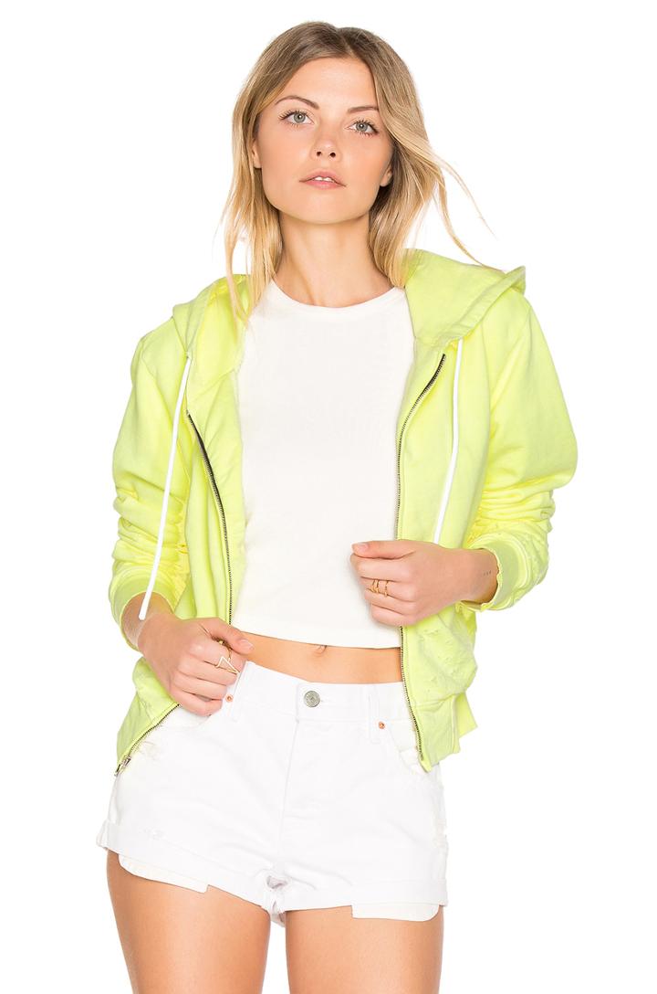 The Milan Cropped Zip Hoodie