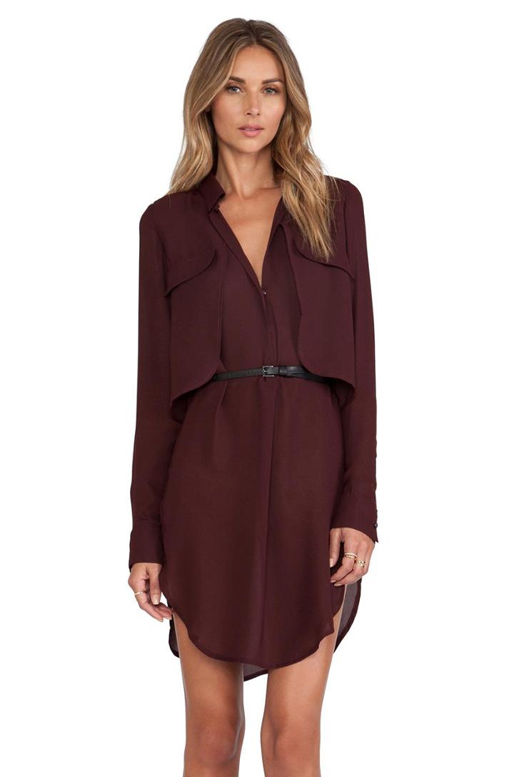 Belted Shirt Dress