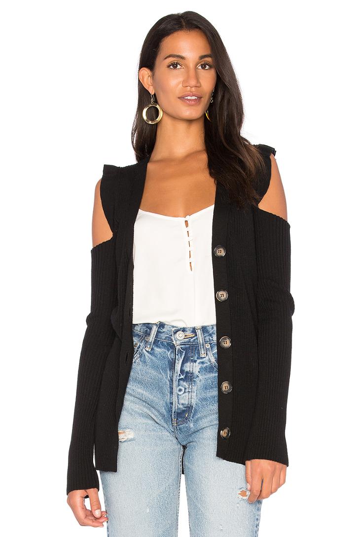 Cut Out Shoulder Cardigan