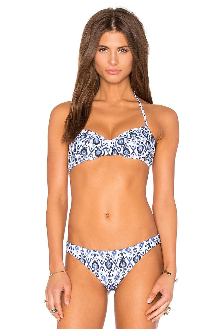 Caspian Ikat Halter Bikini Top