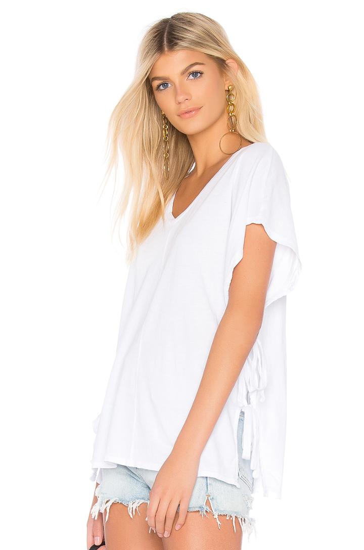Lightweight Jersey Side Tie Tee