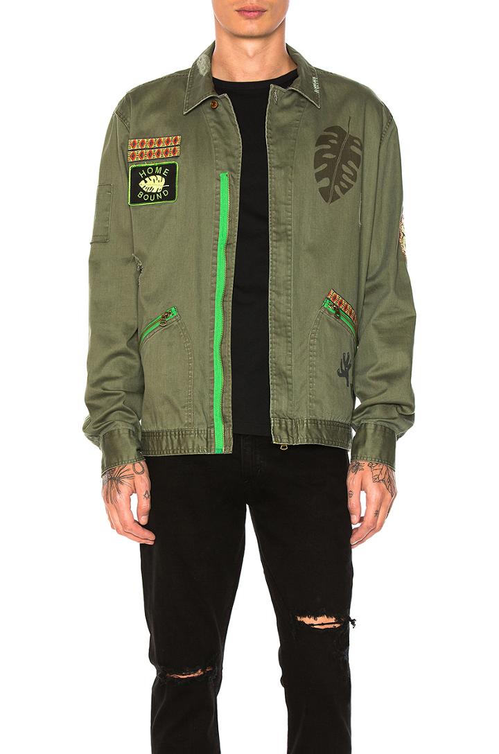 Worked Out Shirt Jacket