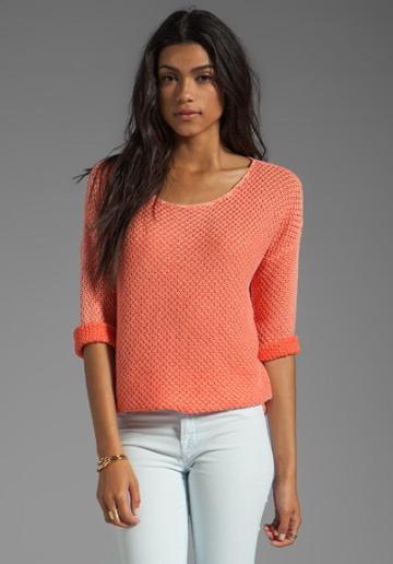 Soft Joie Dhana B Pullover Sweater In Coral