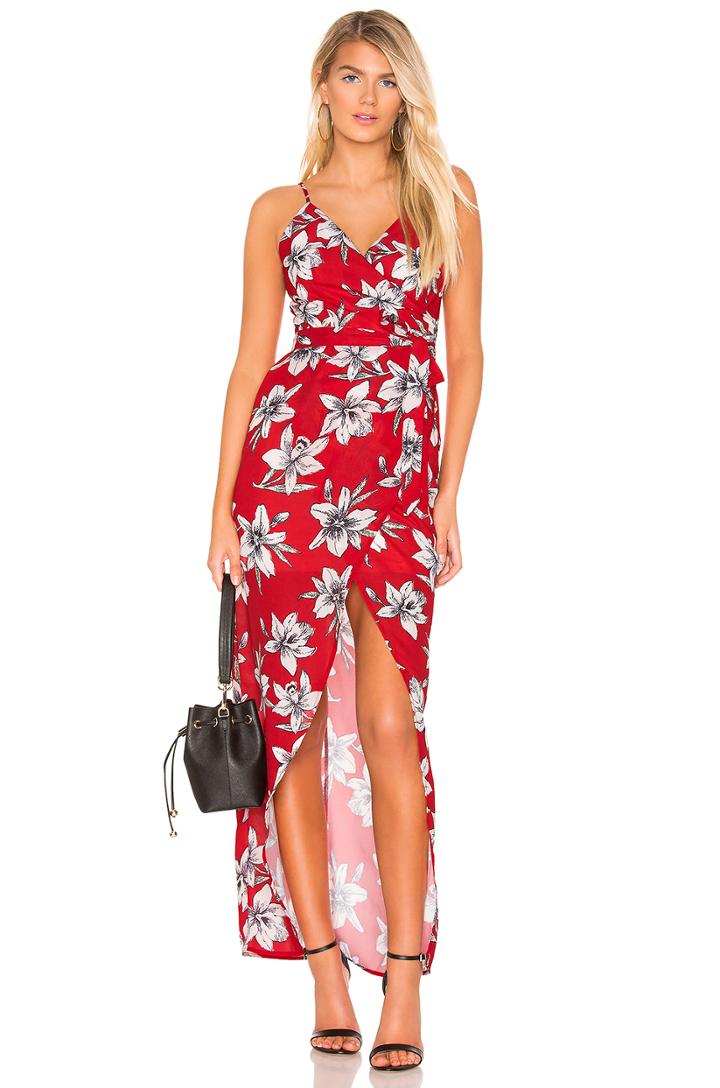 Vera Wrap Tie Maxi