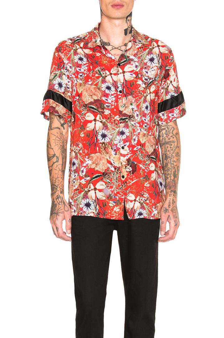 Red Floral Shirt