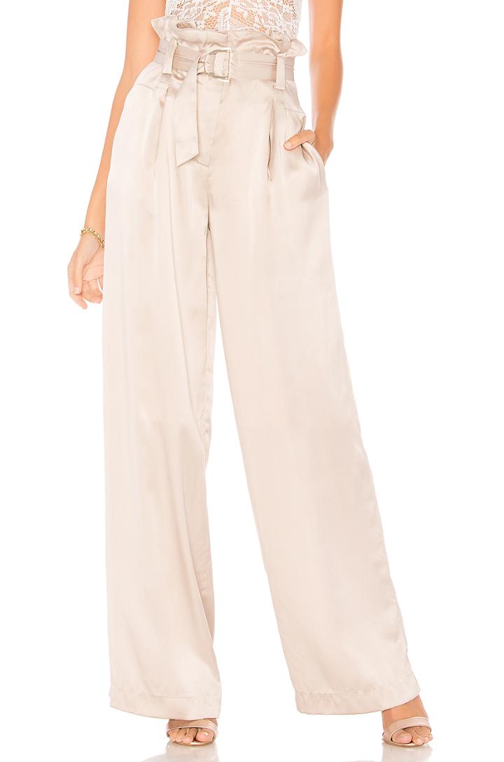 Vika Silk Wide Leg Pant