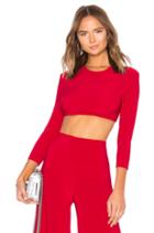 X Revolve Bracelet Sleeve Crop Top