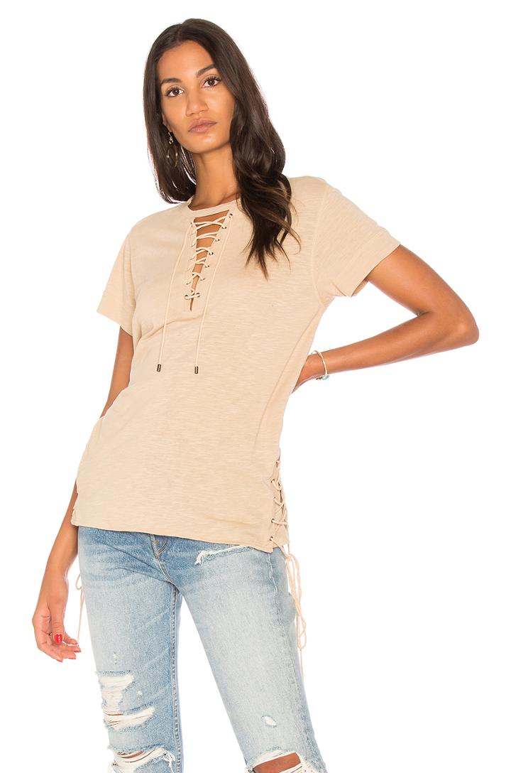 Haute Lace Up Tee