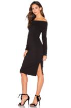 Off Shoulder French Terry Dress