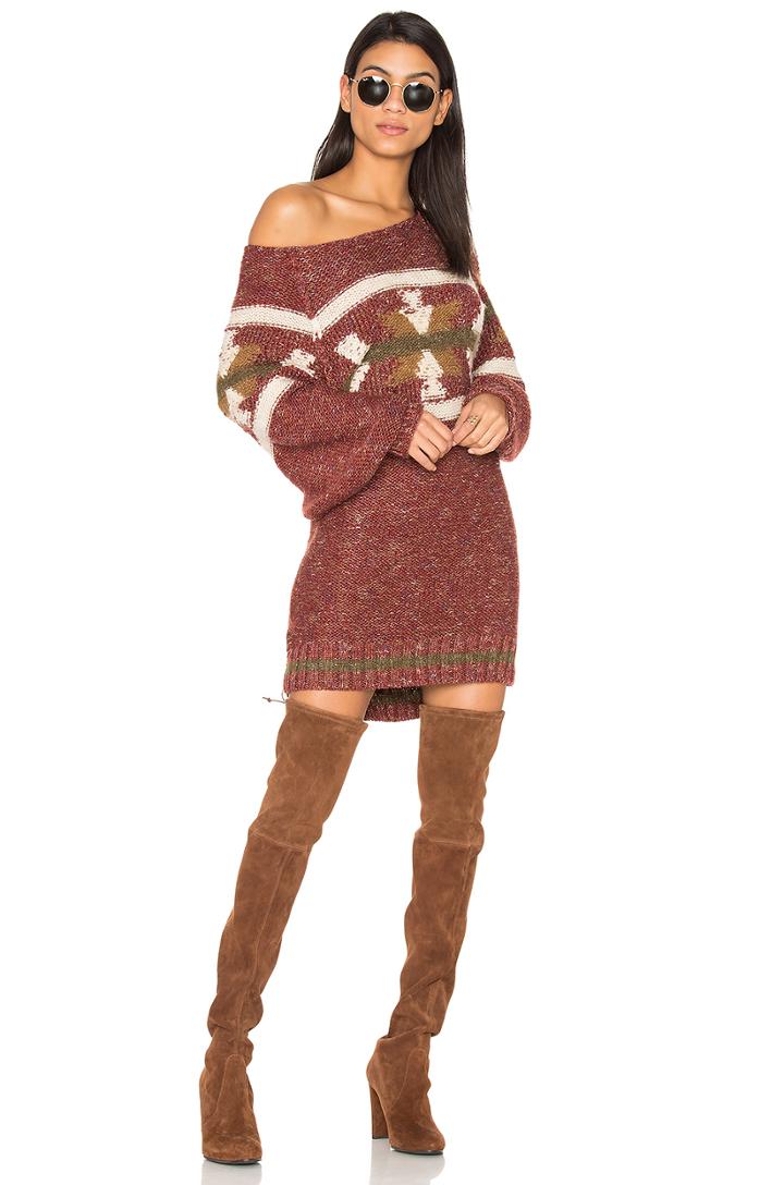 Northern Lights Sweater Mini Dress