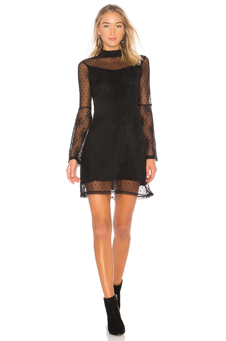 Starry Eyed Mesh Mini Dress